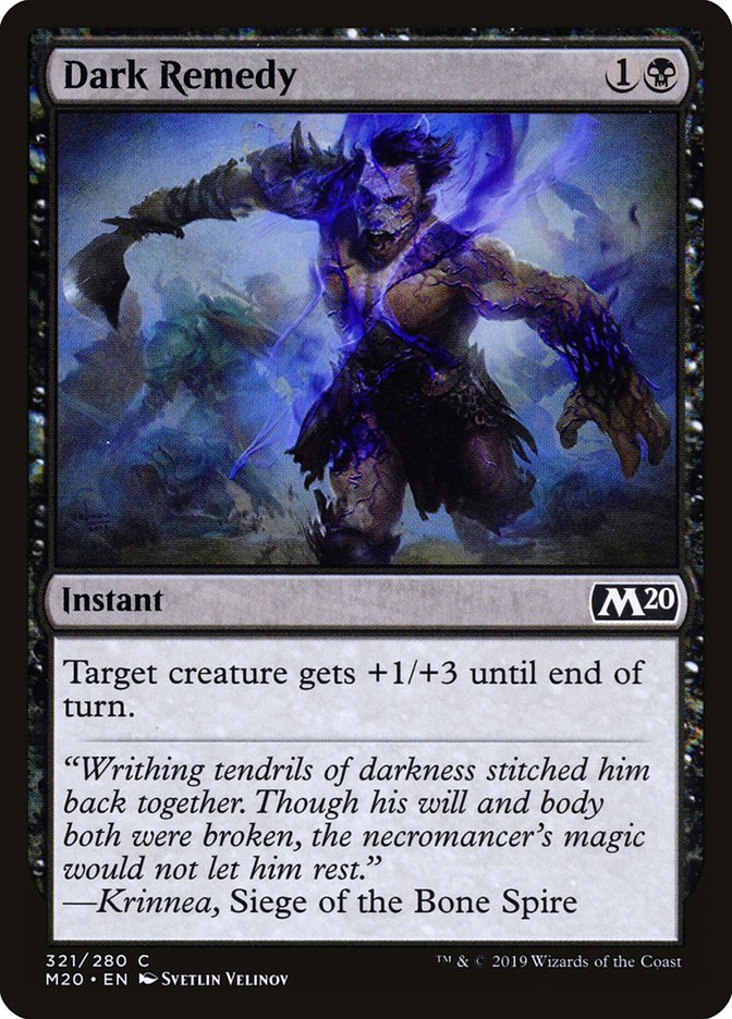 Dark Remedy [Core Set 2020] - The Mythic Store | 24h Order Processing