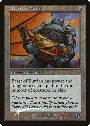 Beast of Burden [Urza's Legacy Promos] - The Mythic Store | 24h Order Processing