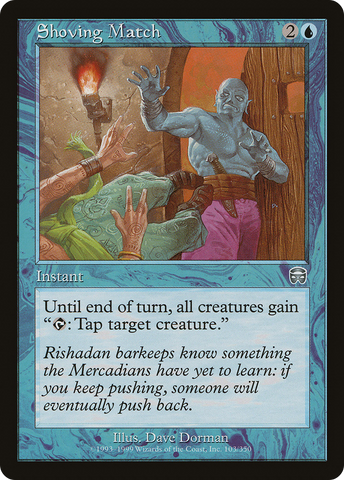 Shoving Match [Mercadian Masques] - The Mythic Store | 24h Order Processing
