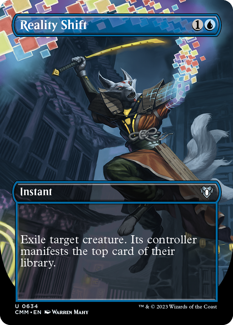 Reality Shift (Borderless Alternate Art) [Commander Masters] - The Mythic Store | 24h Order Processing