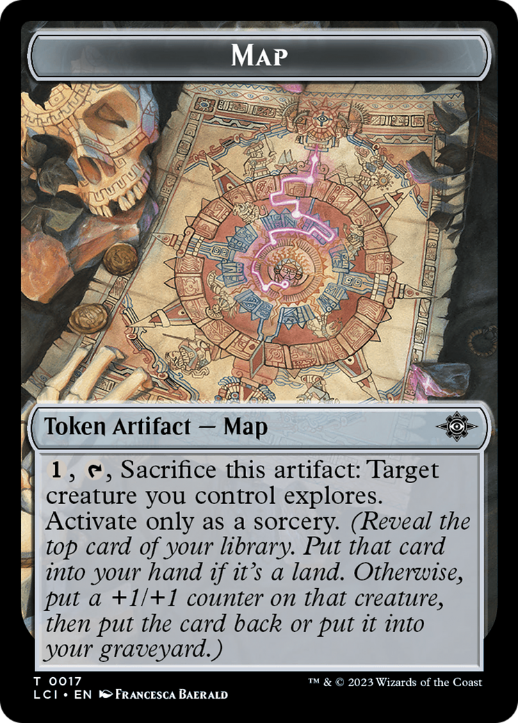 Map // Dinosaur (0001) Double-Sided Token [The Lost Caverns of Ixalan Tokens] - The Mythic Store | 24h Order Processing