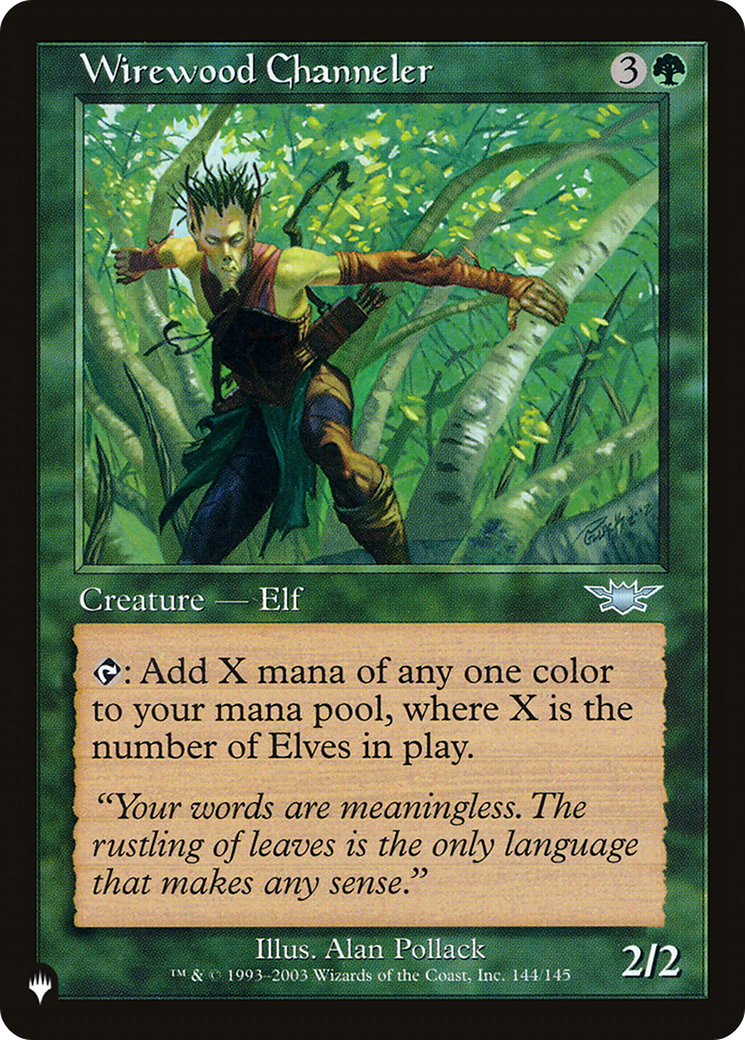 Wirewood Channeler [The List Reprints] - The Mythic Store | 24h Order Processing