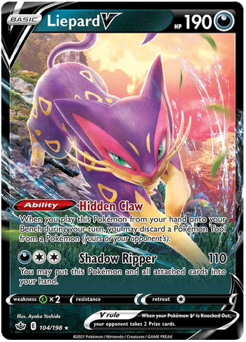 Liepard V (104/198) [Sword & Shield: Chilling Reign] - The Mythic Store | 24h Order Processing