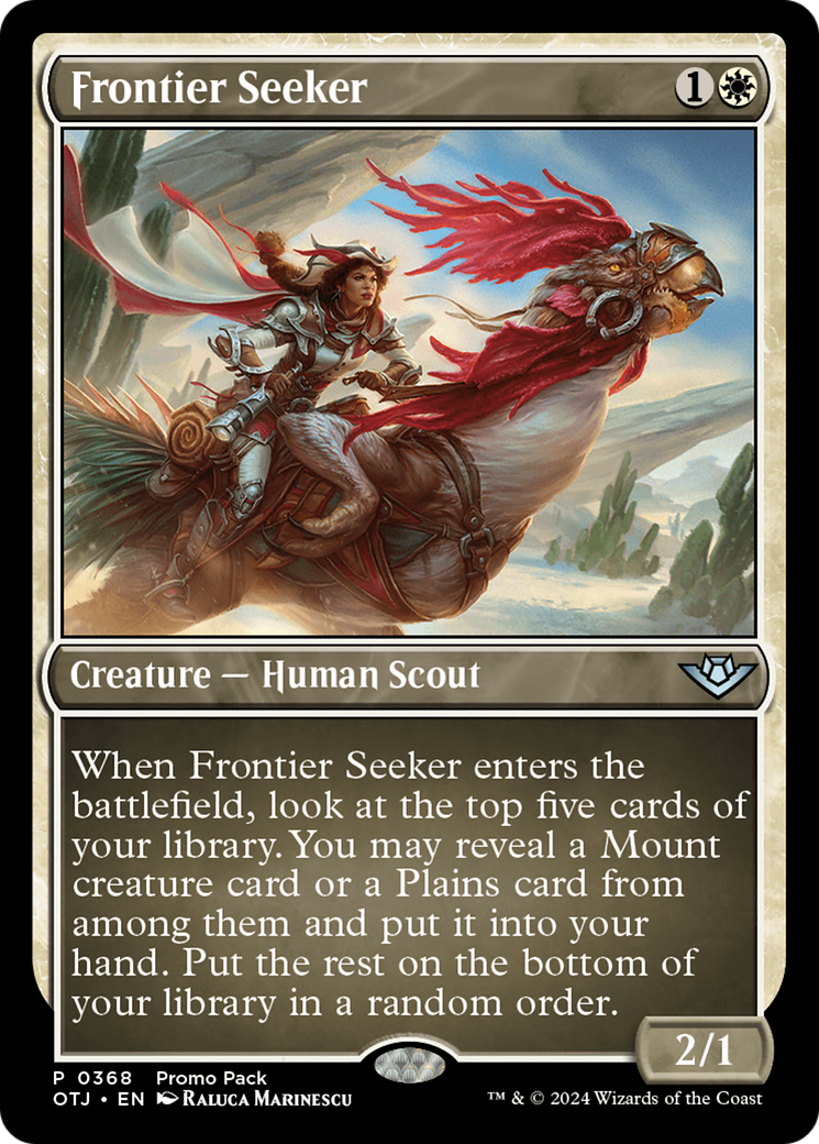 Frontier Seeker (Promo Pack) [Outlaws of Thunder Junction Promos] - The Mythic Store | 24h Order Processing