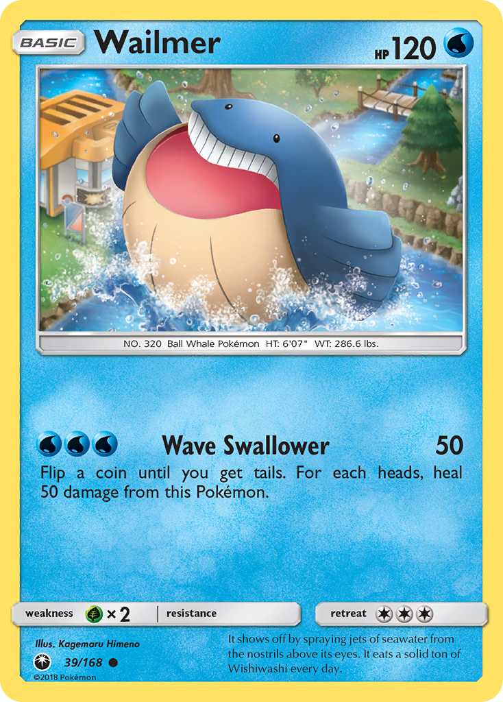 Wailmer (39/168) [Sun & Moon: Celestial Storm] - The Mythic Store | 24h Order Processing