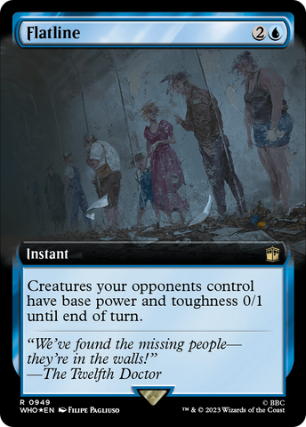 Flatline (Extended Art) (Surge Foil) [Doctor Who] - The Mythic Store | 24h Order Processing