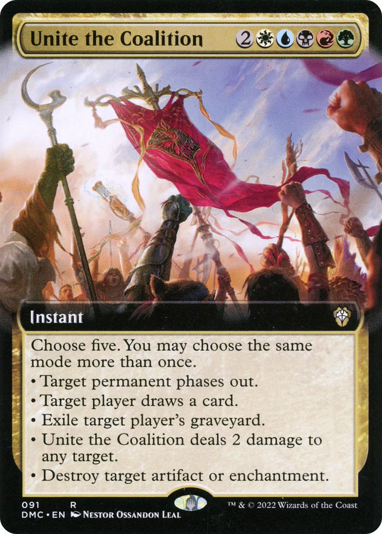 Unite the Coalition (Extended Art) [Dominaria United Commander] - The Mythic Store | 24h Order Processing