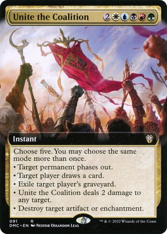 Unite the Coalition (Extended Art) [Dominaria United Commander] - The Mythic Store | 24h Order Processing