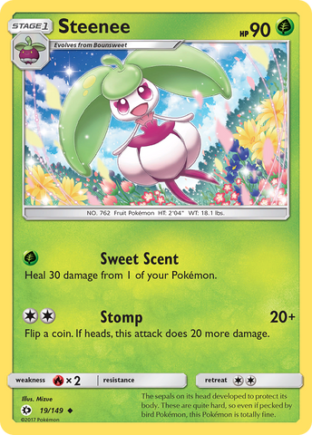 Steenee (19/149) [Sun & Moon: Base Set] - The Mythic Store | 24h Order Processing