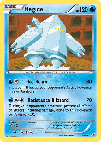 Regice (24/98) [XY: Ancient Origins] - The Mythic Store | 24h Order Processing