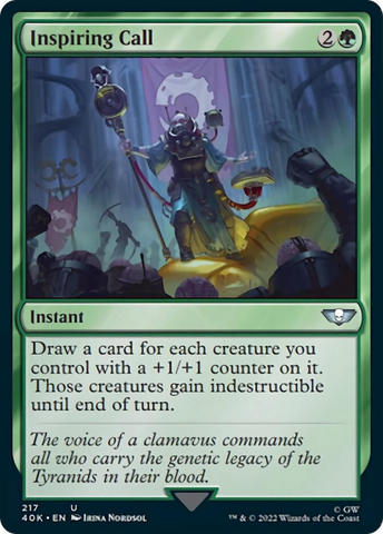 Inspiring Call (Surge Foil) [Warhammer 40,000] - The Mythic Store | 24h Order Processing