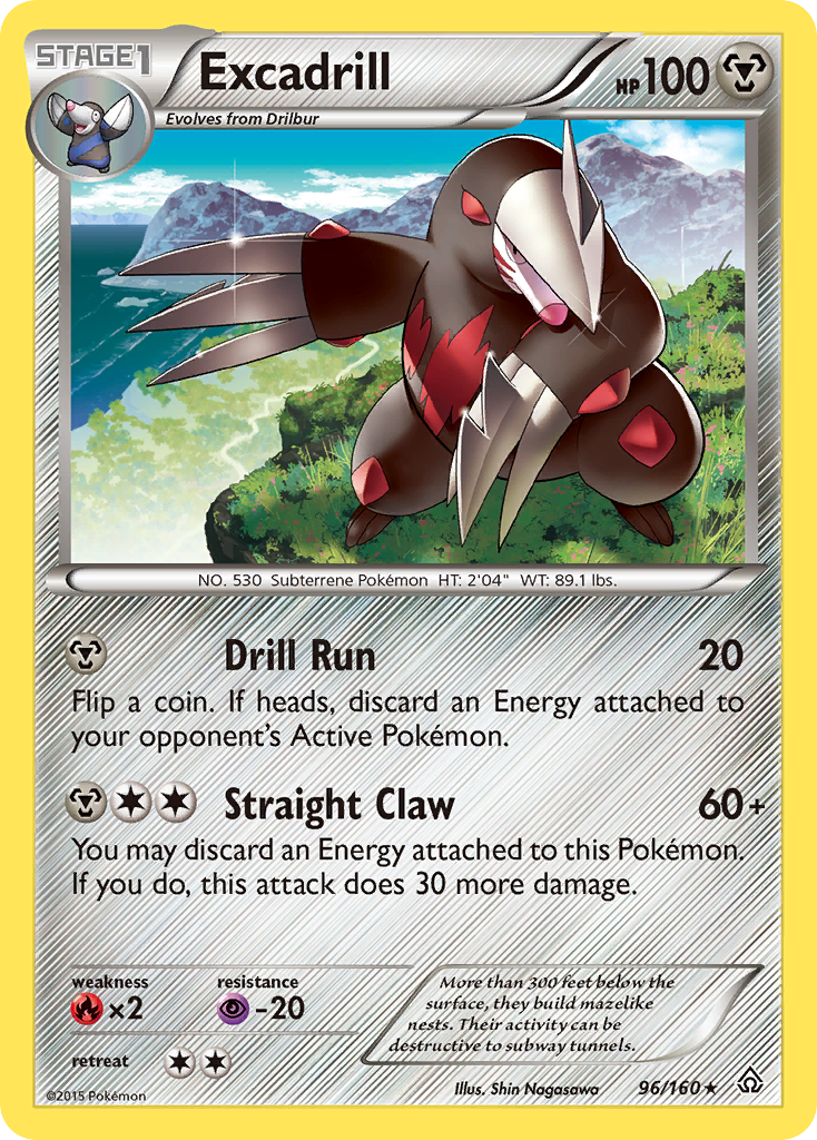 Excadrill (96/160) [XY: Primal Clash] - The Mythic Store | 24h Order Processing