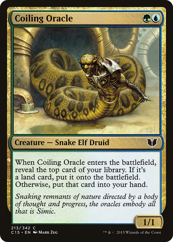 Coiling Oracle [Commander 2015] - The Mythic Store | 24h Order Processing