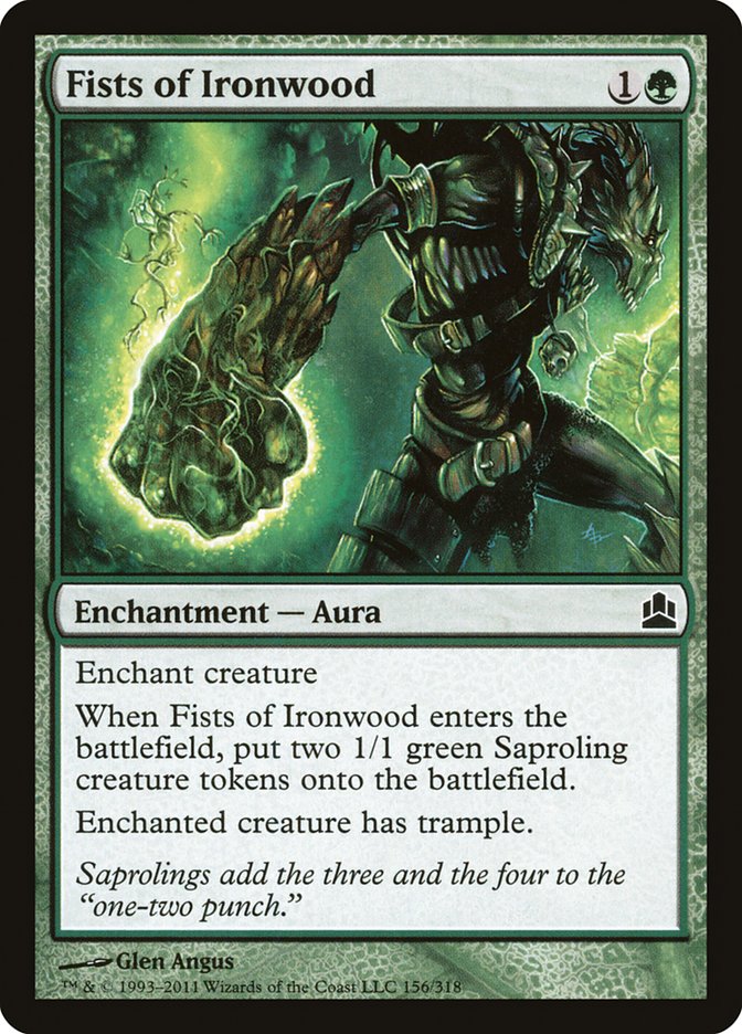 Fists of Ironwood [Commander 2011] - The Mythic Store | 24h Order Processing