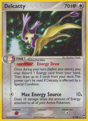 Delcatty (8/108) [EX: Power Keepers] - The Mythic Store | 24h Order Processing