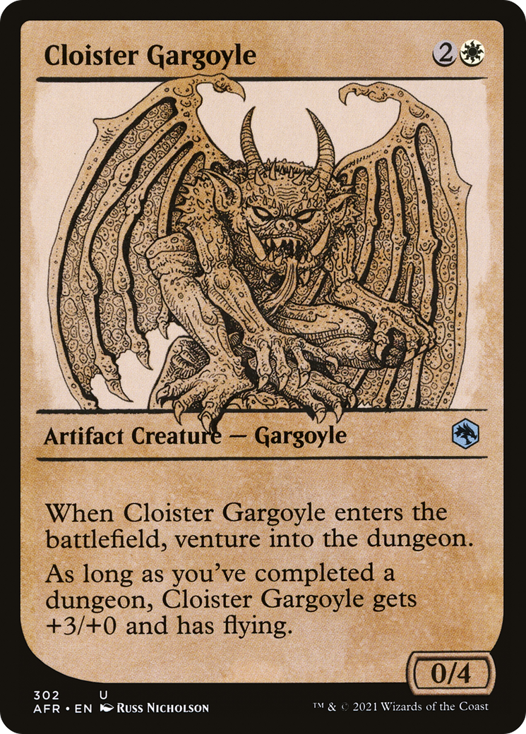 Cloister Gargoyle (Showcase) [Dungeons & Dragons: Adventures in the Forgotten Realms] - The Mythic Store | 24h Order Processing