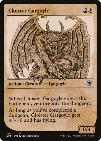 Cloister Gargoyle (Showcase) [Dungeons & Dragons: Adventures in the Forgotten Realms] - The Mythic Store | 24h Order Processing