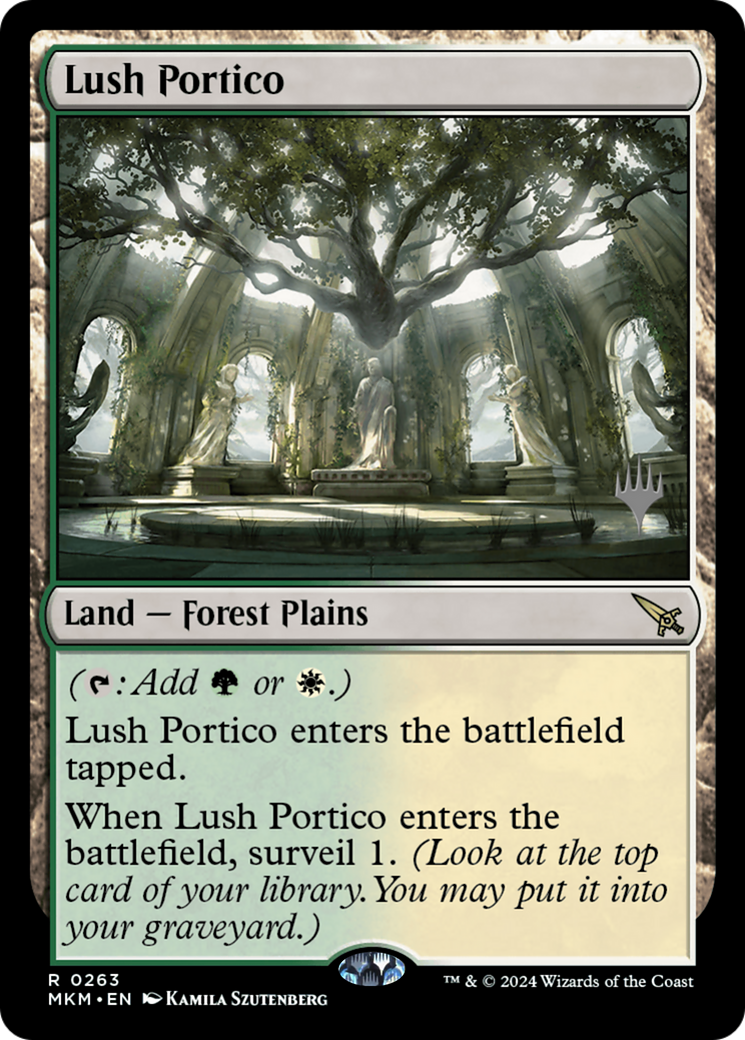 Lush Portico (Promo Pack) [Murders at Karlov Manor Promos] - The Mythic Store | 24h Order Processing