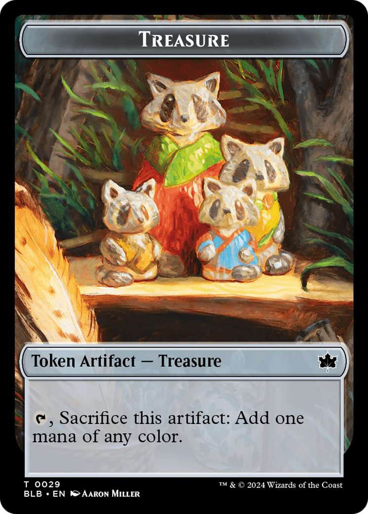 Rabbit // Treasure Double-Sided Token [Bloomburrow Tokens] - The Mythic Store | 24h Order Processing