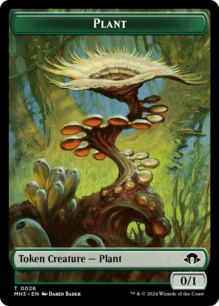 Plant (Ripple Foil) // Zombie Double-Sided Token [Modern Horizons 3 Tokens] - The Mythic Store | 24h Order Processing