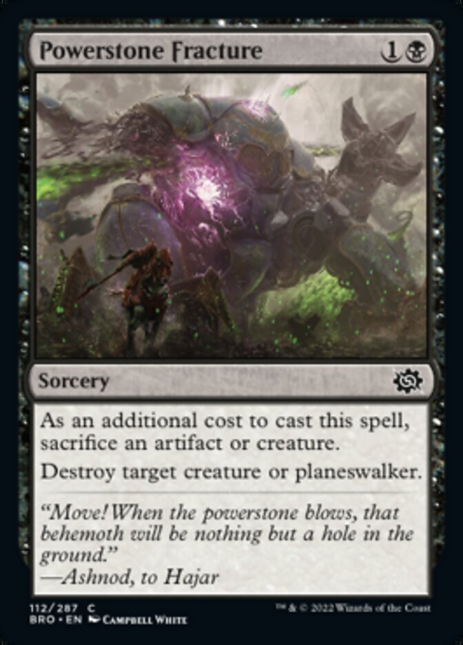 Powerstone Fracture [The Brothers' War] - The Mythic Store | 24h Order Processing