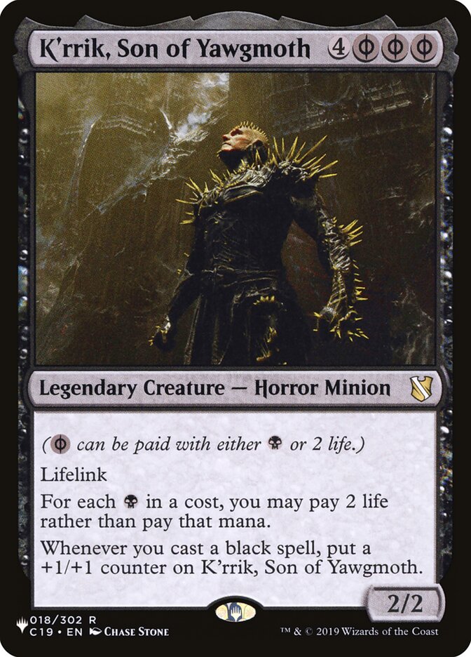 K'rrik, Son of Yawgmoth [The List] - The Mythic Store | 24h Order Processing