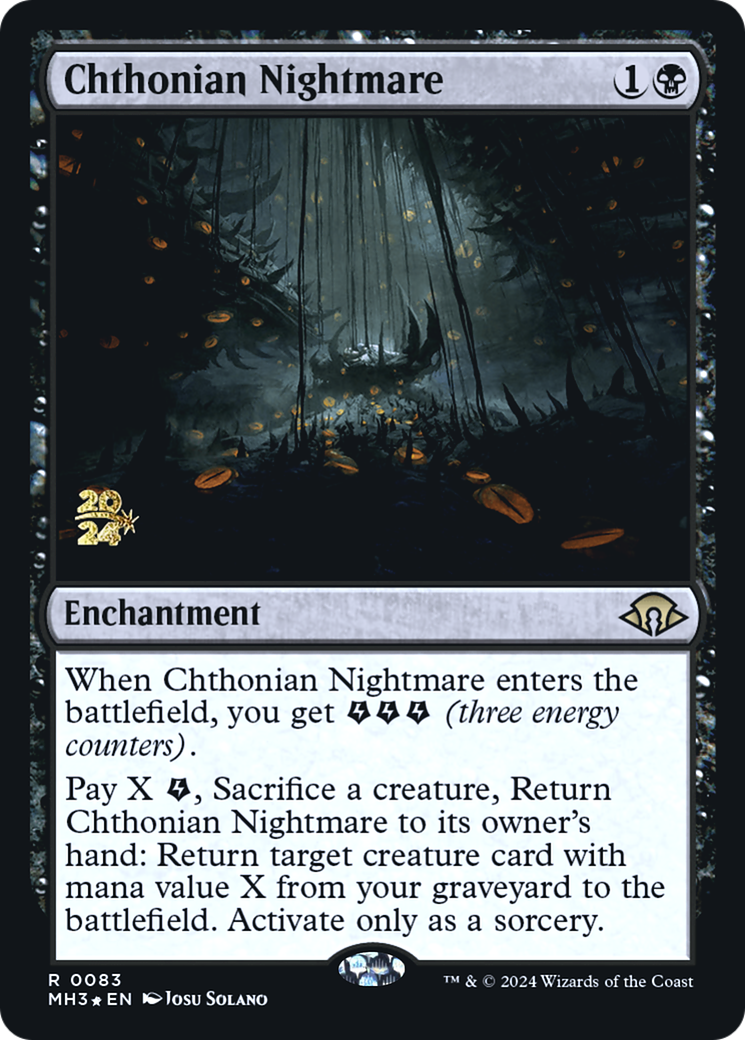 Chthonian Nightmare [Modern Horizons 3 Prerelease Promos] - The Mythic Store | 24h Order Processing