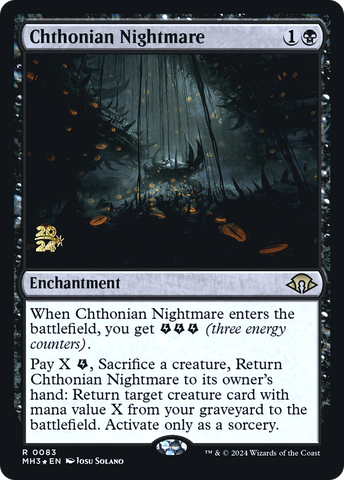 Chthonian Nightmare [Modern Horizons 3 Prerelease Promos] - The Mythic Store | 24h Order Processing