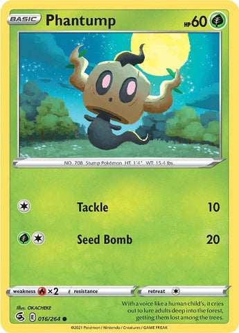 Phantump (016/264) [Sword & Shield: Fusion Strike] - The Mythic Store | 24h Order Processing