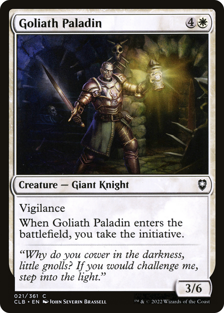 Goliath Paladin [Commander Legends: Battle for Baldur's Gate] - The Mythic Store | 24h Order Processing