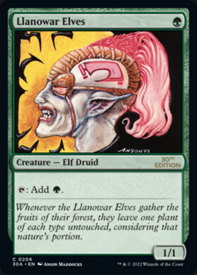 Llanowar Elves [30th Anniversary Edition] - The Mythic Store | 24h Order Processing