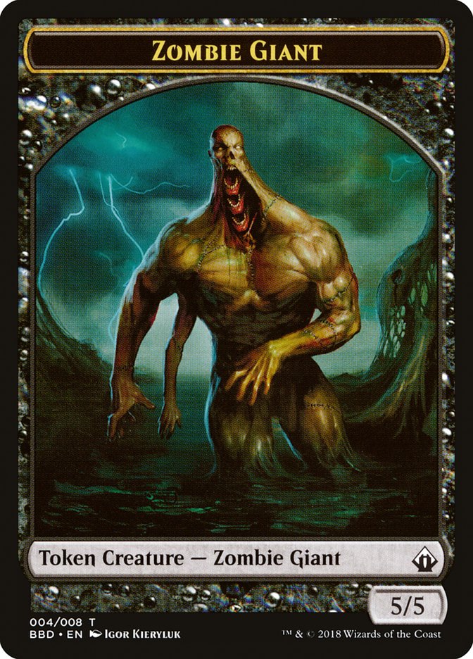 Zombie Giant Token [Battlebond Tokens] - The Mythic Store | 24h Order Processing