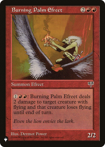Burning Palm Efreet [The List] - The Mythic Store | 24h Order Processing