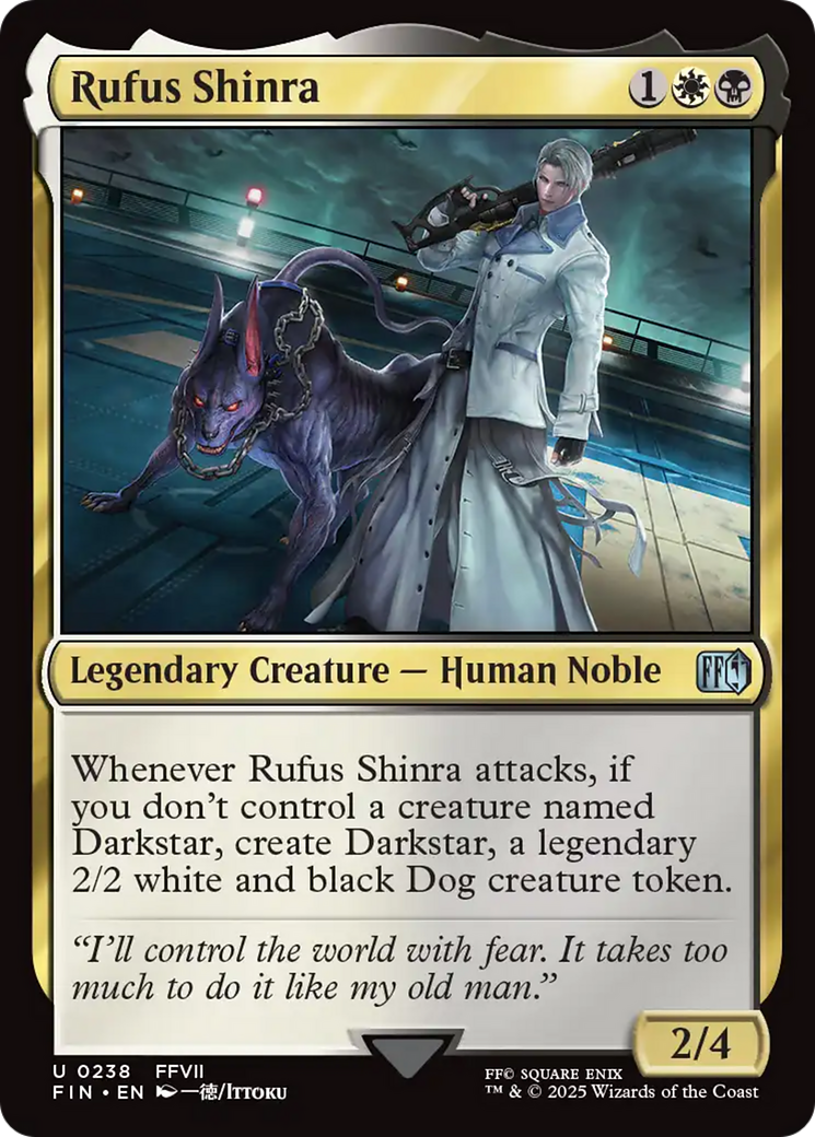 Rufus Shinra [FINAL FANTASY] - The Mythic Store | 24h Order Processing