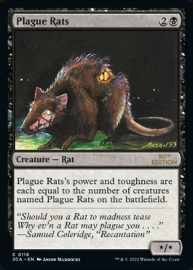 Plague Rats [30th Anniversary Edition] - The Mythic Store | 24h Order Processing