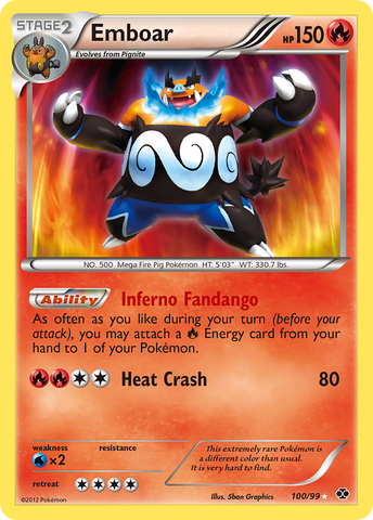 Emboar (100/99) [Black & White: Next Destinies] - The Mythic Store | 24h Order Processing