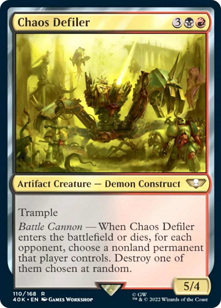 Chaos Defiler (Surge Foil) [Warhammer 40,000] - The Mythic Store | 24h Order Processing