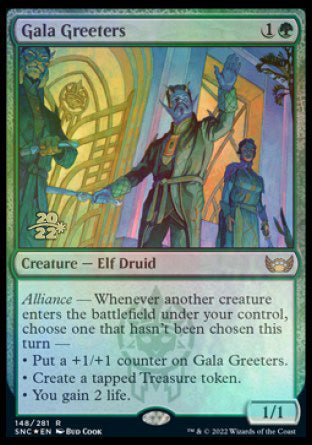 Gala Greeters [Streets of New Capenna Prerelease Promos] - The Mythic Store | 24h Order Processing