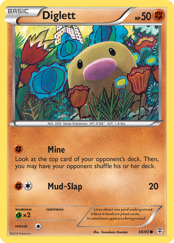 Diglett (38/83) [XY: Generations] - The Mythic Store | 24h Order Processing