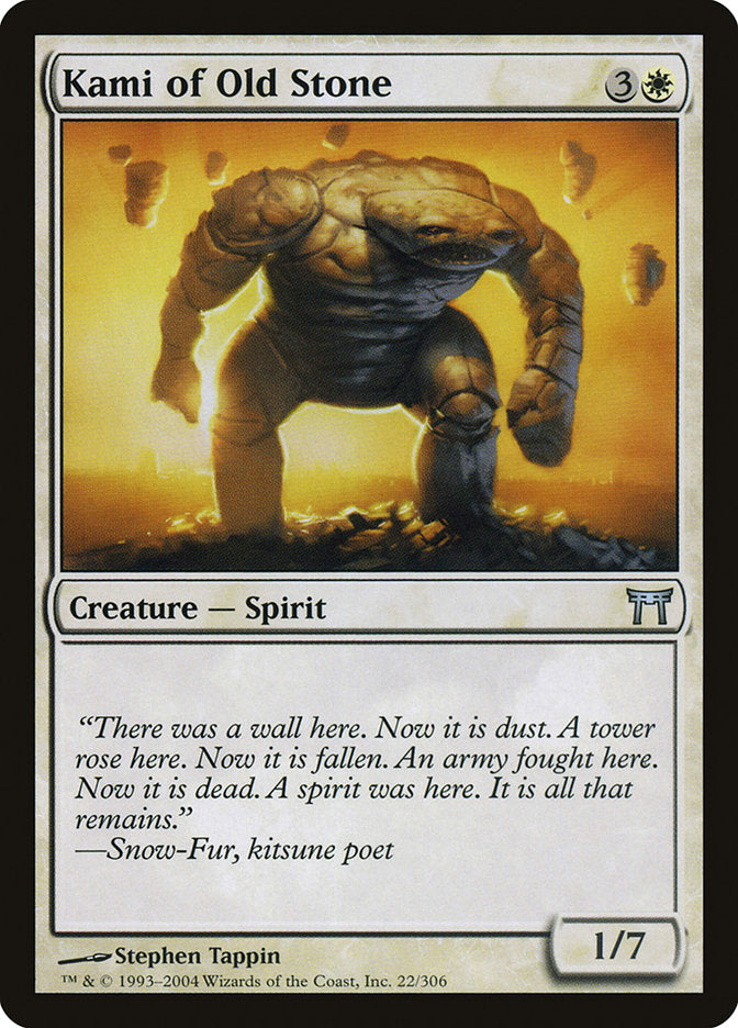 Kami of Old Stone [Champions of Kamigawa] - The Mythic Store | 24h Order Processing