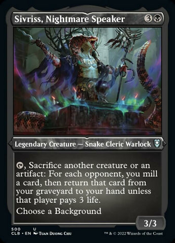 Sivriss, Nightmare Speaker (Foil Etched) [Commander Legends: Battle for Baldur's Gate] - The Mythic Store | 24h Order Processing