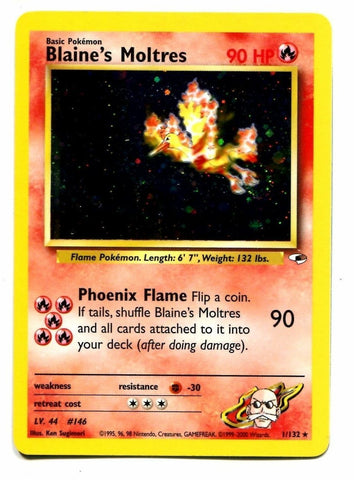 Blaine's Moltres (1/132) [Gym Heroes Unlimited] - The Mythic Store | 24h Order Processing
