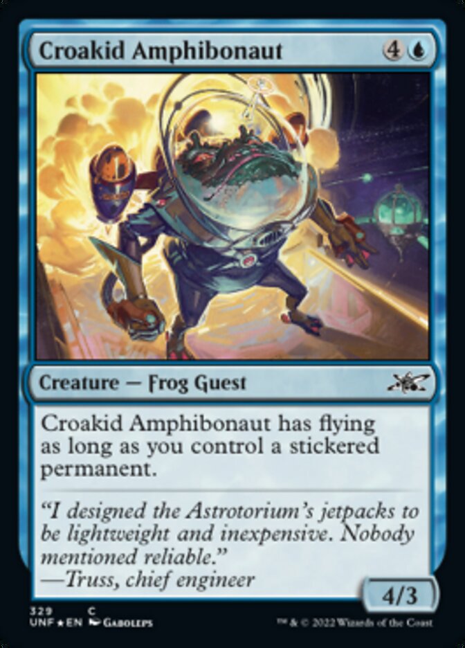 Croakid Amphibonaut (Galaxy Foil) [Unfinity] - The Mythic Store | 24h Order Processing