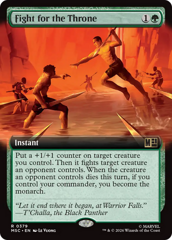 Fight for the Throne (Extended Art) [Marvel Super Heroes Commander] - The Mythic Store | 24h Order Processing