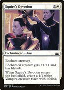 Squire's Devotion [Rivals of Ixalan] - The Mythic Store | 24h Order Processing