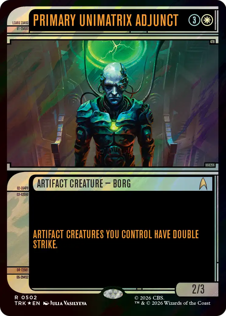 Primary Unimatrix Adjunct (Showcase) (Surge Foil) [Star Trek] - The Mythic Store | 24h Order Processing