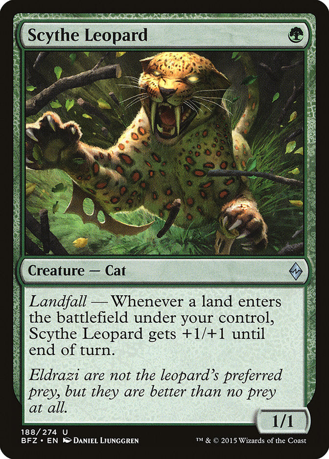 Scythe Leopard [Battle for Zendikar] - The Mythic Store | 24h Order Processing