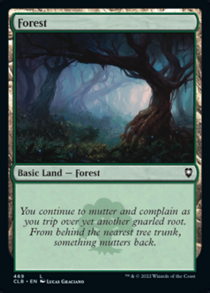 Forest (469) [Commander Legends: Battle for Baldur's Gate] - The Mythic Store | 24h Order Processing