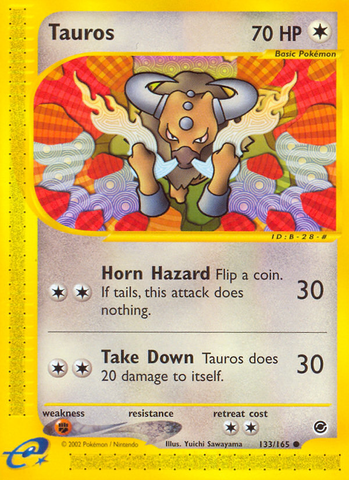 Tauros (133/165) [Expedition: Base Set] - The Mythic Store | 24h Order Processing