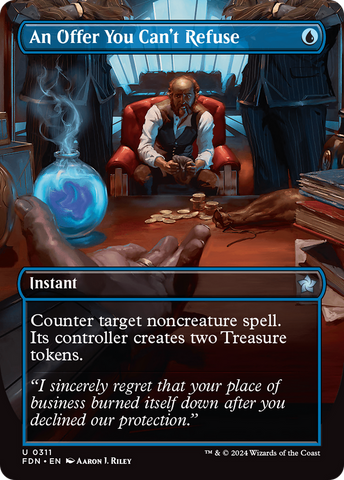 An Offer You Can't Refuse (Borderless) [Foundations] - The Mythic Store | 24h Order Processing